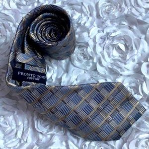 New Pronto-Uomo Couture silk mens tie